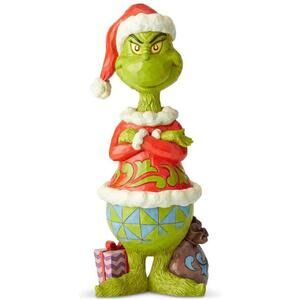 RARE Jim Shore Grinch Large 20” ORIGINAL Santa Hat Door Greater 6004061 New